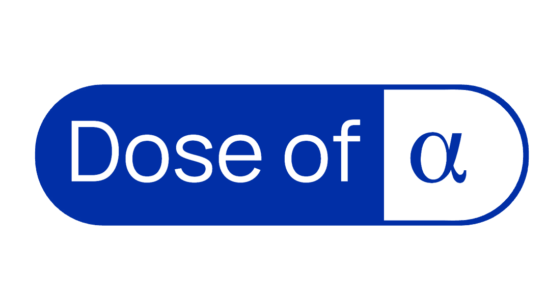 Dose of α